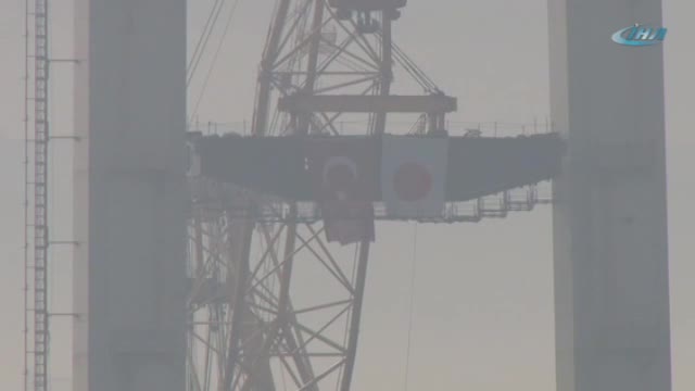 Körfez Geçiş Köprüsü'nde 55 tonluk tabliye yerleştirildi