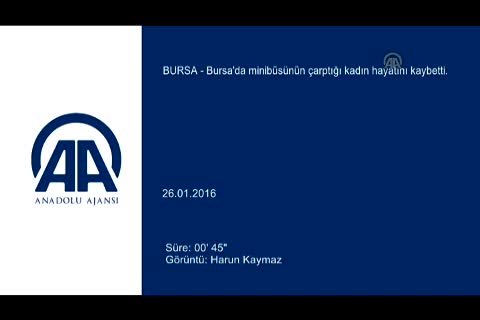 Bursa Panayır Kavşağı'nda kaza: 1 ölü