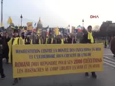 Paris'te Ruhani Protestosu