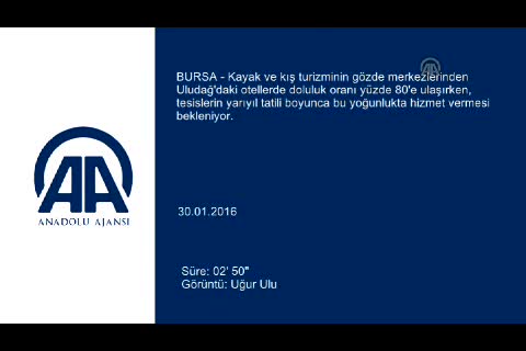 Yarıyıl tatili Bursa'da turizmcilerin yüzünü güldürdü