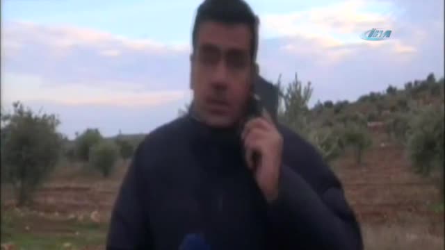 Canlı yayında roket düştü