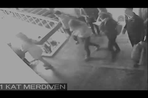 Lisede korkunç kaza! Dehşet anları kamerada