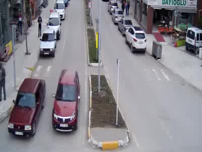 Çorum'da cinayet anı mobese kamerasında