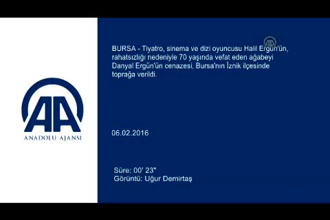 Halil Ergün'ün ağabeyi Bursa'da yaşamını yitirdi