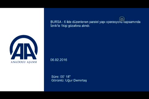 Bursa merkezli 6 ilde FETÖ/PDY operasyonu