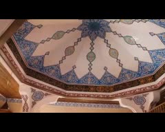 Cuma namazı vaazında cemaatin üzerine avize düştü