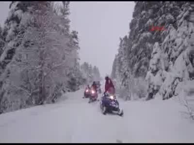 Uludağ'da en fazla kadın kayakcılar düşüyor