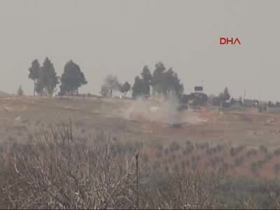 Suriye'de YPG bölgesinden ateş açıldı, obüsler karşılık vermeye başladı