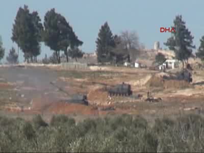 Fırtına obüsleri PYD bölgesini yine vuruyor