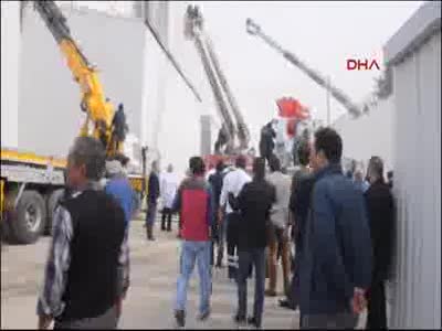 Çikolata fabrikasından yangın paniği