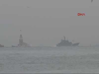 Rus savaş gemileri boğazdan geçti