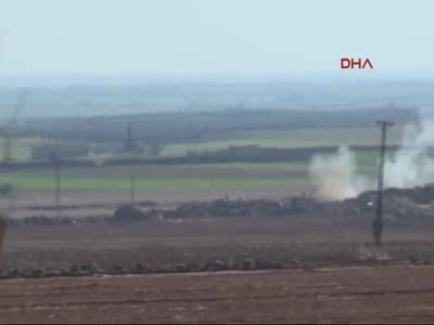 Suriye'nin PYD bölgesine top atışları