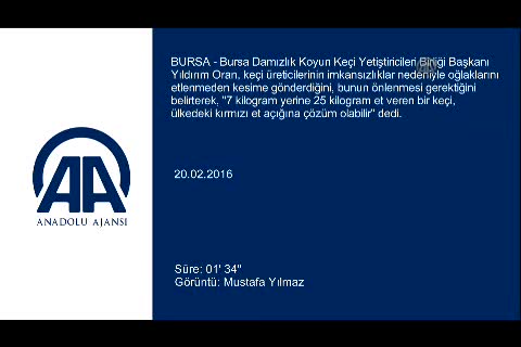 Bursa'dan et üreticilerine önemli uyarı