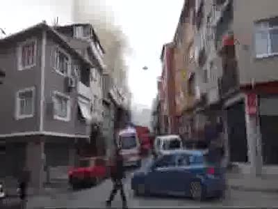 Yangında can pazarı yaşandı