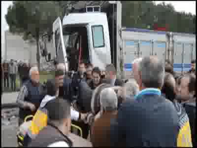 İnegöl'de kaza