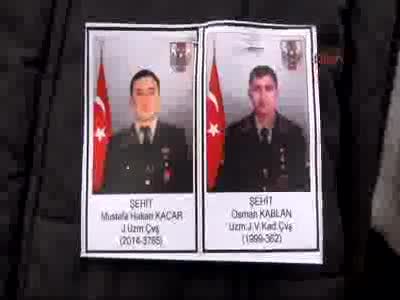 Sur şehitleri uğurlandı