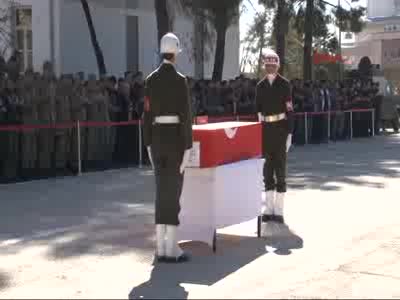 Sur şehidi astsubay memleketine uğurlandı