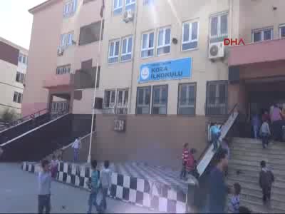 Okula giren hırsızlar, tuvaletteki lavaboları çaldı