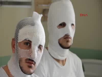 Otomobilin içinde yandılar!