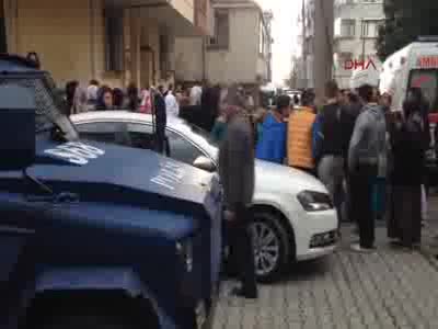 Küçükçekmece'de baba vahşeti