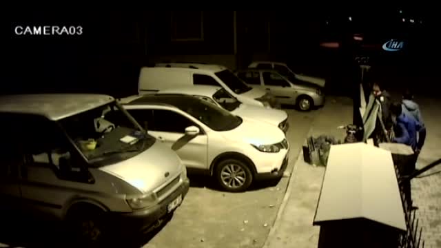 Motosiklet hırsızları kamerada
