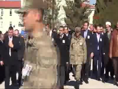 İdil şehitleri için Şırnak'ta uğurlama töreni