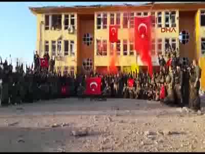 Operasyonların tamamlandığı İdil'de güvenlik güçleri  'komando andı'nı okudu