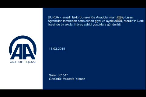 Bursalı öğrencilerden Mardin'deki çocuklara giysi yardımı