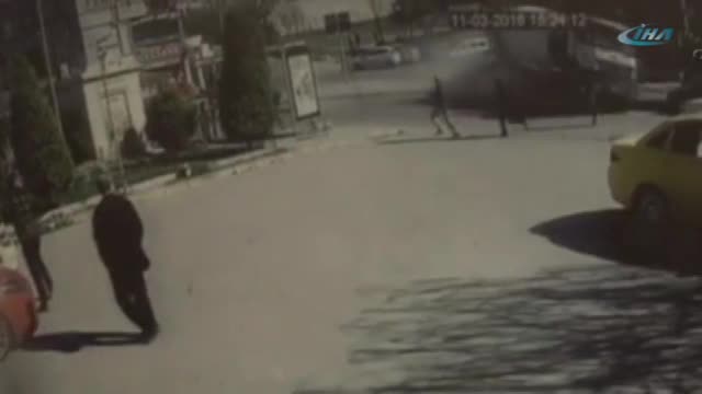 2 kişinin öldüğü beton mikseri kazası kamerada