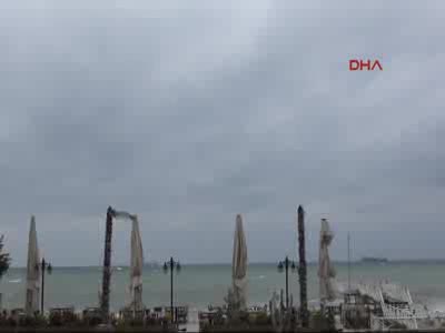 Tekirdağ'da şiddetli poyraz
