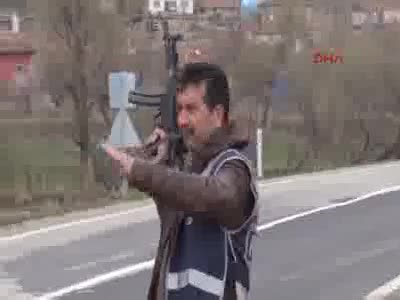 30 kilometre polisten kaçtı