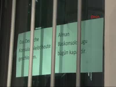 Almanya Başkonsolosluğu bugün de kapalı