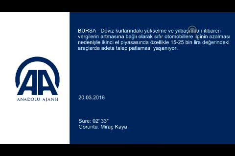 "İkinci el"de 15-25 bin liralık otomobiller Bursa'da yok satıyor