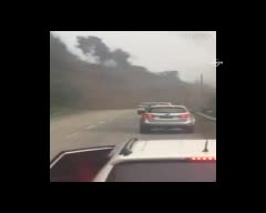 Çin'de korkutan heyelan anı kamerada
