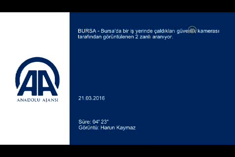 Bursa'da güvenlik kamerasını çalan hırsızlar, başka kameraya yakalandı