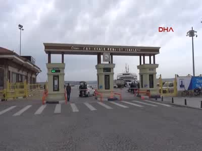 Gökçeada ve Bozcaada'ya deniz ulaşımına lodos engeli