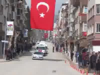 Amasyalı şehit son yolculuğuna uğurlandı