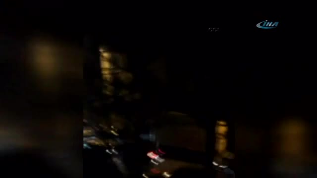 Dayı yeğen kavgası kamerada