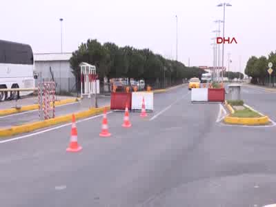 Atatürk Havalimanı'nda VIP'e güvenlik bariyeri
