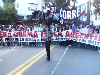 Obama'ya protesto
