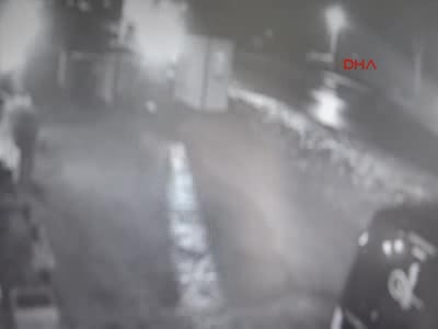 Sakarya'daki kaza anı kamerada