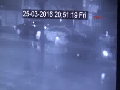 Eskişehir'deki korkunç kaza güvenlik kamerasında