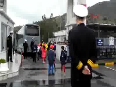 Rus askeri heyeti Foça'da