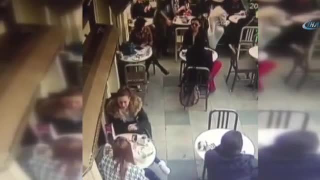 Nişantaşı'nda silahlı saldırı kamerada
