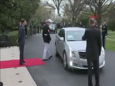 Cumhurbaşkanı Erdoğan Beyaz Saray'a böyle geldi