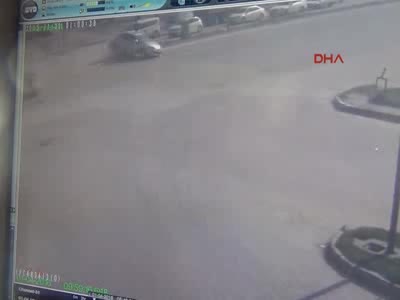 İnegöl'de saniye saniye kaza
