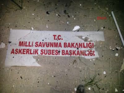 TSK: Kızıltepe Askerlik Şubesi'ne yapılan saldırıda 1 kişi öldü, 1'i asker 18 kişi yaralandı