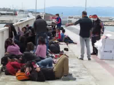 Çeşme açıklarında 118 mülteci yakalandı