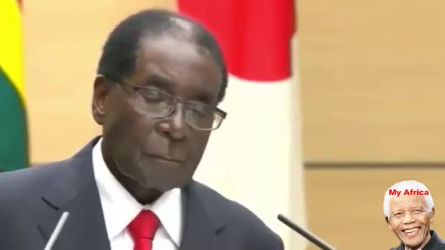 Zimbabve lideri Mugabe ayakta uyudu