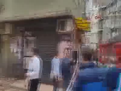 İstanbul Beyoğlu'nda bina çöktü
